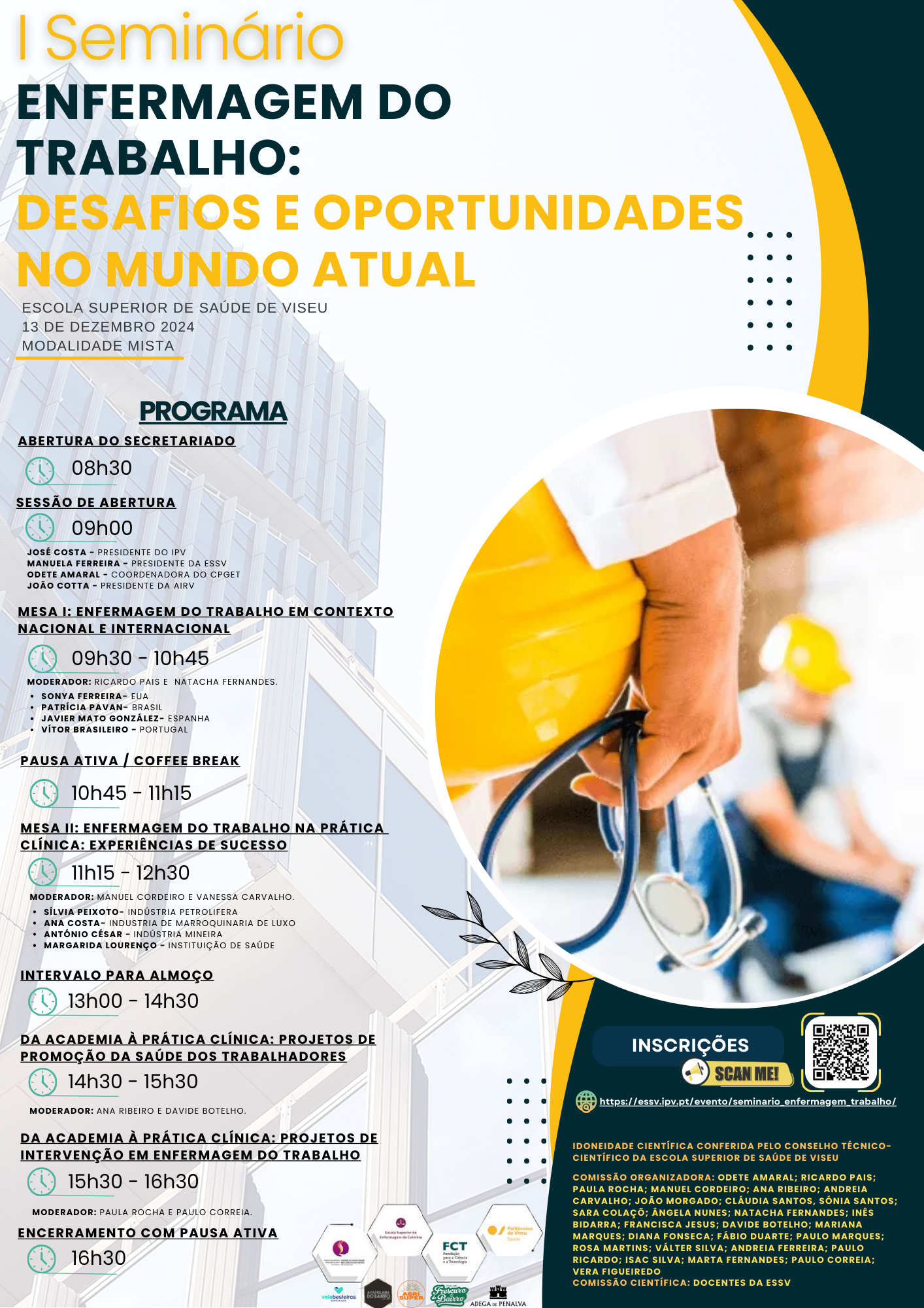 Cartaz enfermagem do trabalho