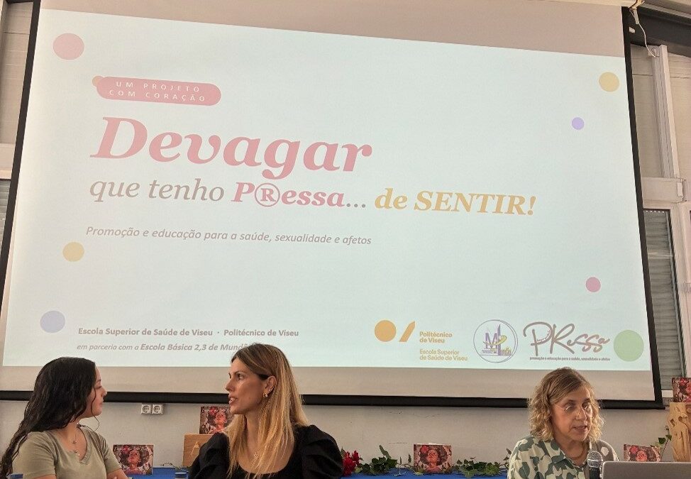ESSV promove projeto de educação para os afetos e sexualidade que dá origem ao livro “Devagar que tenho P®essa… de Sentir!”